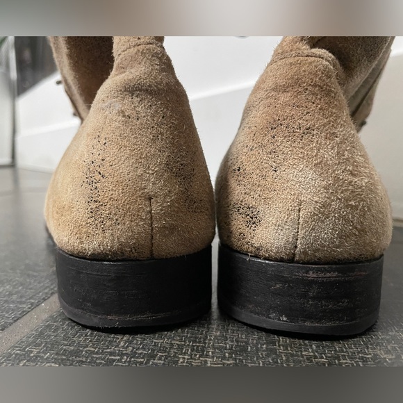 BORN CROWN Gilmore Distressed Soft Leather Tall Riding Boot Size 9.5 (fits 10) - Picture 6 of 8